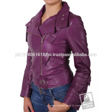 Body sapin vêtements en cuir club wear veste et manteau